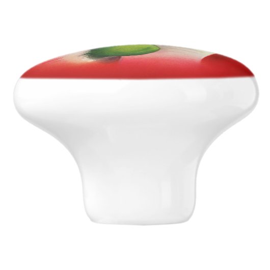  kerstman keramische knop (Zijkant)