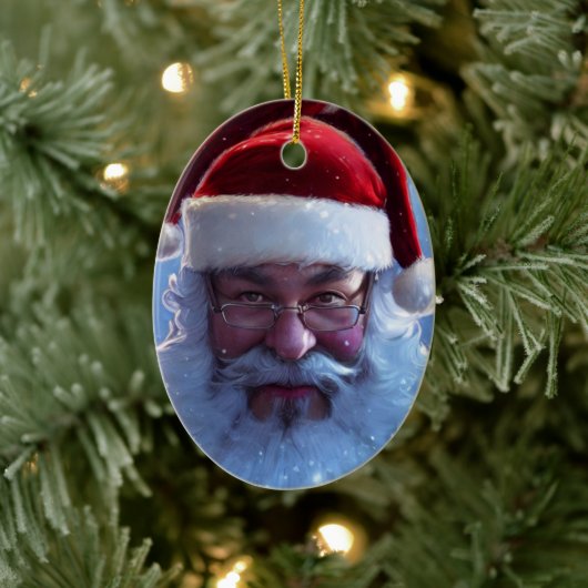 Kerstman Keramische Versiering Keramisch Ornament (Boom)