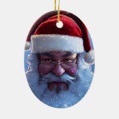 Kerstman Keramische Versiering Keramisch Ornament (Achterkant)