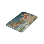 Kerstman Kerst Antique slee rendier Badmat (Gekanteld)
