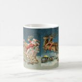 Kerstman Kerst Antique slee rendier Koffiemok (Center)