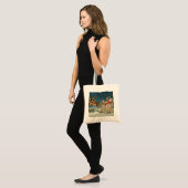 Kerstman Kerst Antique slee rendier Tote Bag (Voorkant (model))