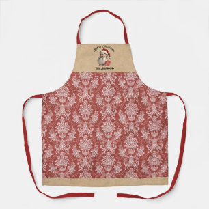 Kerstman Kerst Bakken Vintage Schort