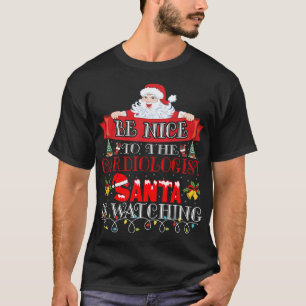 Kerstman Kerst Cardioloog Cadeau T-shirt