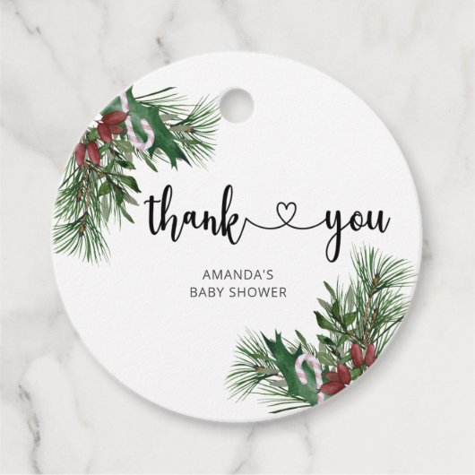 Kerstman Kerst Dank Je Favorietlabels Bedankjes Labels (Voorkant)