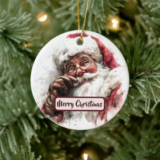 Kerstman Kerst Decoratie Boom Ornament (Boom)