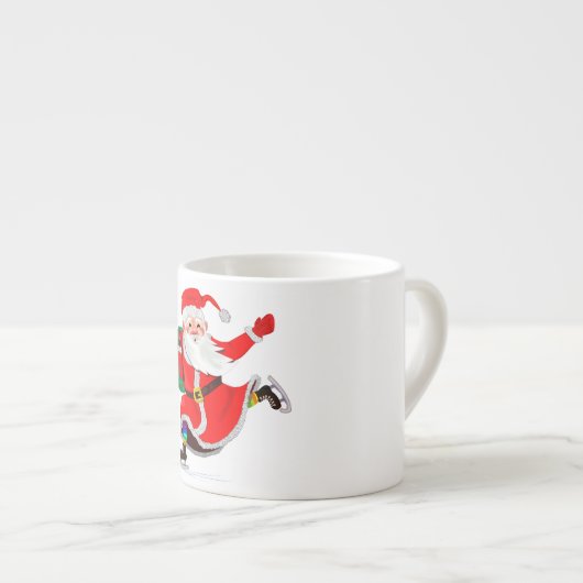 Kerstman Kerst Espresso Cup Espresso Kop (Voorkant rechts)