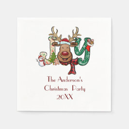 Kerstman Kerst Feest Kerstvakantie Servet