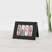 Kerstman Kerst Feestcadeau Festive  Kaart (Voorkant)