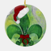 Kerstman Kerst Fleur de lis ornament (Achterkant)