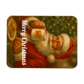 Kerstman Kerst Flexibele Koelkastmagneet Magneet (Horizontaal)