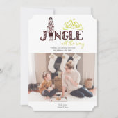 Kerstman Kerst Foto Kaart (Voorkant)