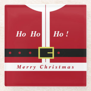 Kerstman Kerst Glas Onderzetter