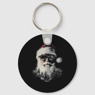 Kerstman Kerst Grafisch X-mas Zonnebril Holida Sleutelhanger