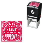 Kerstman Kerst Grappig Stempel van goedkeuring (In situ)