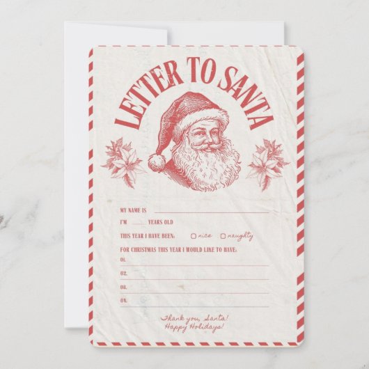 🎅 kerstman kerst in u kaart (Voorkant)