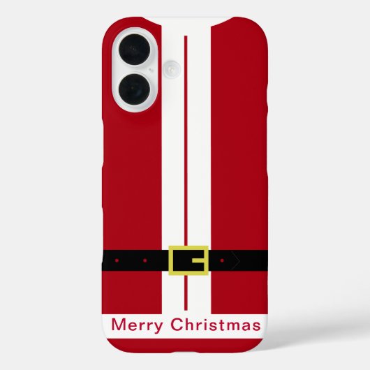 Kerstman Kerst iPhone Case (Achterkant)