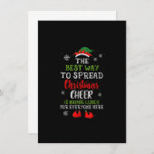 Kerstman Kerst Kerstmis Xmas T-shirt Kaart (Voorkant / Achterkant)