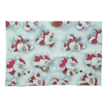 kerstman kerst keukenhanddoek