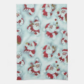  kerstman kerst keukenhanddoek (Verticaal)