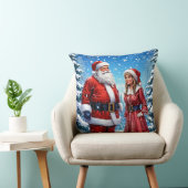 🎅Kerstman Kerst Koppel Knus Thuis Cadeau Kussen (Stoel)
