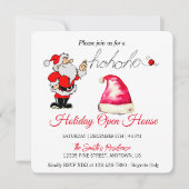 Kerstman, Kerst magie Feestdagenkaart (Voorkant)