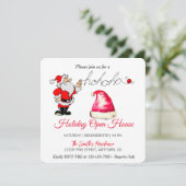 Kerstman, Kerst magie Feestdagenkaart (Staand voorkant)