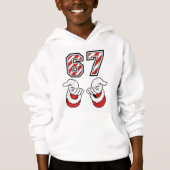 Kerstman Kerst Meme Zes Zeven 67 6 7 (Voorkant)
