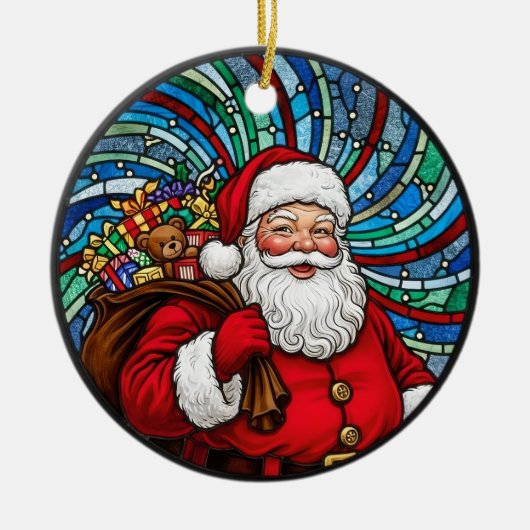 Kerstman Kerst Ornament (Voorkant)