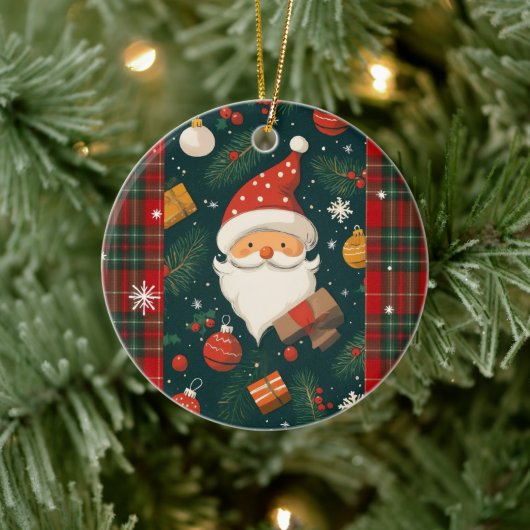 Kerstman Kerst Ornament (Boom)