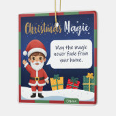 Kerstman Kerst Ornament (Links)