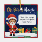 Kerstman Kerst Ornament (Voorkant)