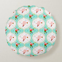 Kerstman Kerst Pickleball Ogee Patroon