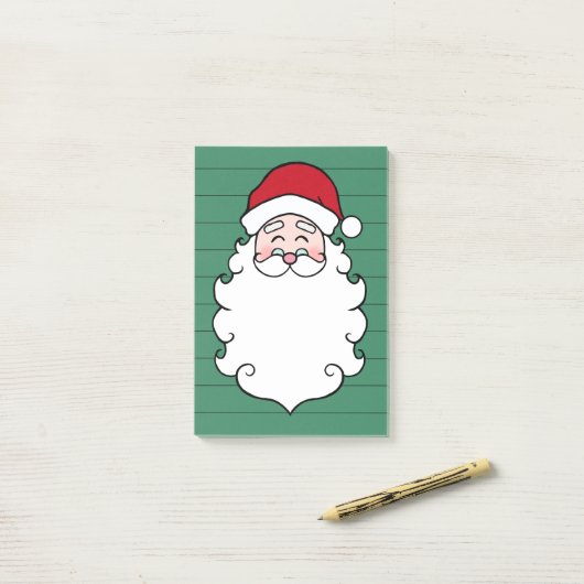 Kerstman Kerst Post-it-notities Cadeau Post-it® Notes (Op bureau)
