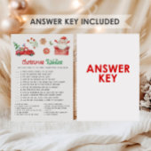 Kerstman Kerst Raadsels Spel Feestdagenkaart