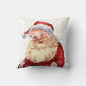 Kerstman Kerst Sierkussen | feestelijke woning (Achterkant)