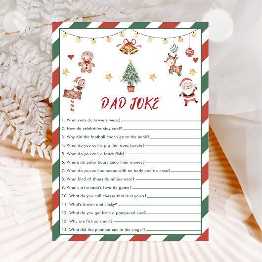 Kerstman Kerst Sinterklaas papa grap baby shower s Kaart