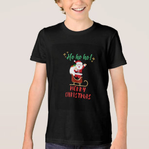 Kerstman Kerst Sleigh Boy's T-shirt
