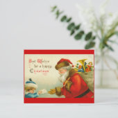 Kerstman Kerst stijl Feestdagenkaart (Staand voorkant)
