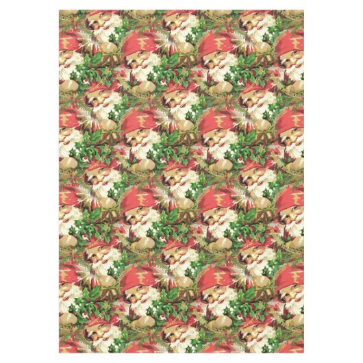  kerstman kerst tafelkleed (Voorkant)