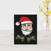 Kerstman Kerst Video Game Controllers Jongens  Kaart (Gele Bloem)