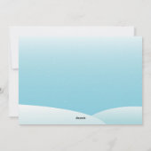 Kerstman kerst winter foto  feestdagenkaart (Achterkant)