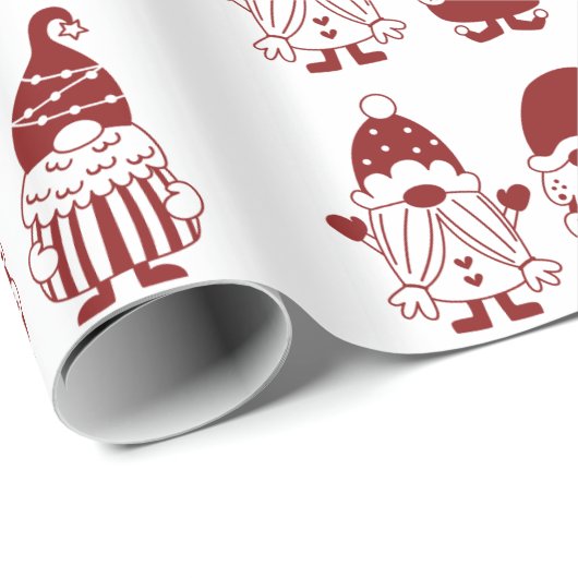 Kerstman Kerst Wrapping Gift Wrap Delight Cadeaupapier (Rol Hoek)