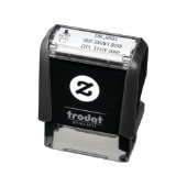 Kerstman kerstadres zelfinktende stempel (Product)