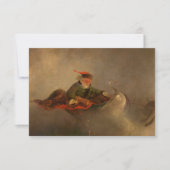 Kerstman, kerstavond door William H. Beard Bedankkaart (Voorkant)