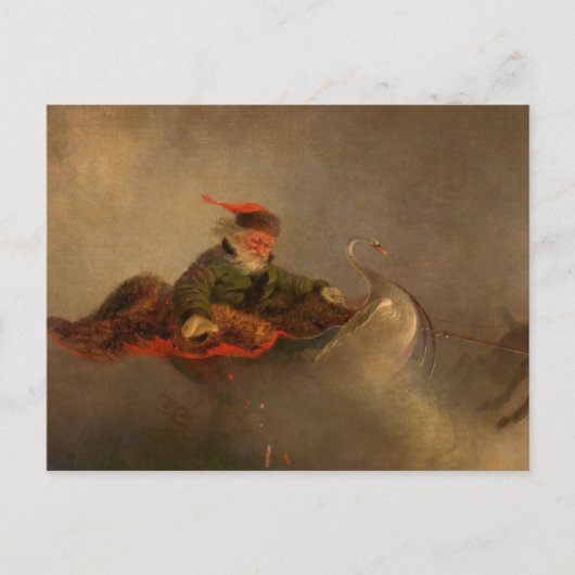 Kerstman, kerstavond door William H. Beard Briefkaart (Voorkant)