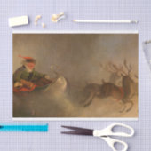 Kerstman, kerstavond door William H. Beard Tissuepapier (Craft)