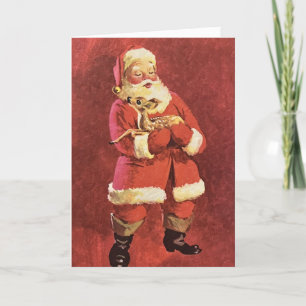 Kerstman Kerstbaby Rendier Personaliseer Feestdagen Kaart