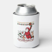 Kerstman Kerstbal Sneeuwman Rendier Blikjeskoeler (Blikje Voorkant)