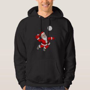 Kerstman Kerstbal Volleybal Jongens Meisjes Kinder Hoodie